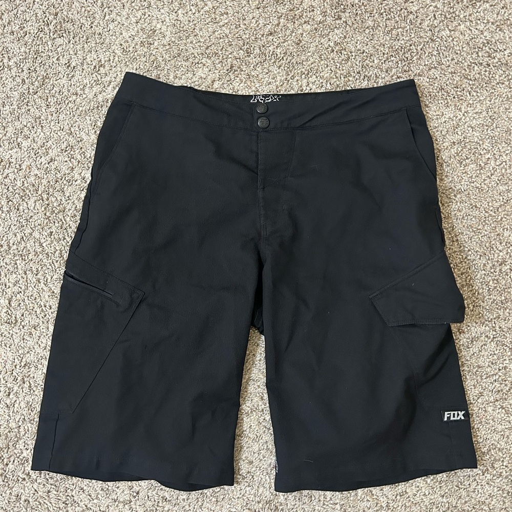 Fox Ranger Shorts Men's Black Mountain Biking Motocross Riding Size 36 Cycling